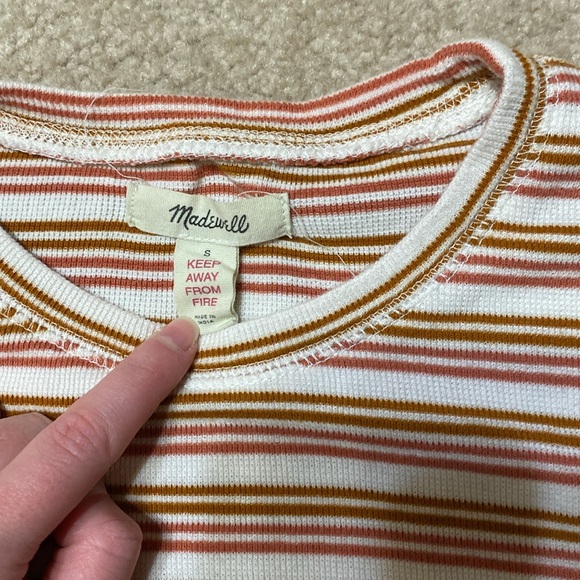 Madewell Honeycomb Kasson Stripe pajama set - Picture 8 of 10